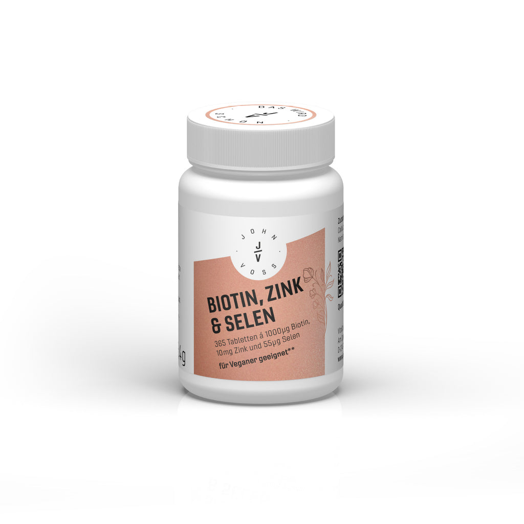 Laborgeprüfte Biotin Zink Selen Tabletten aus Deutschland